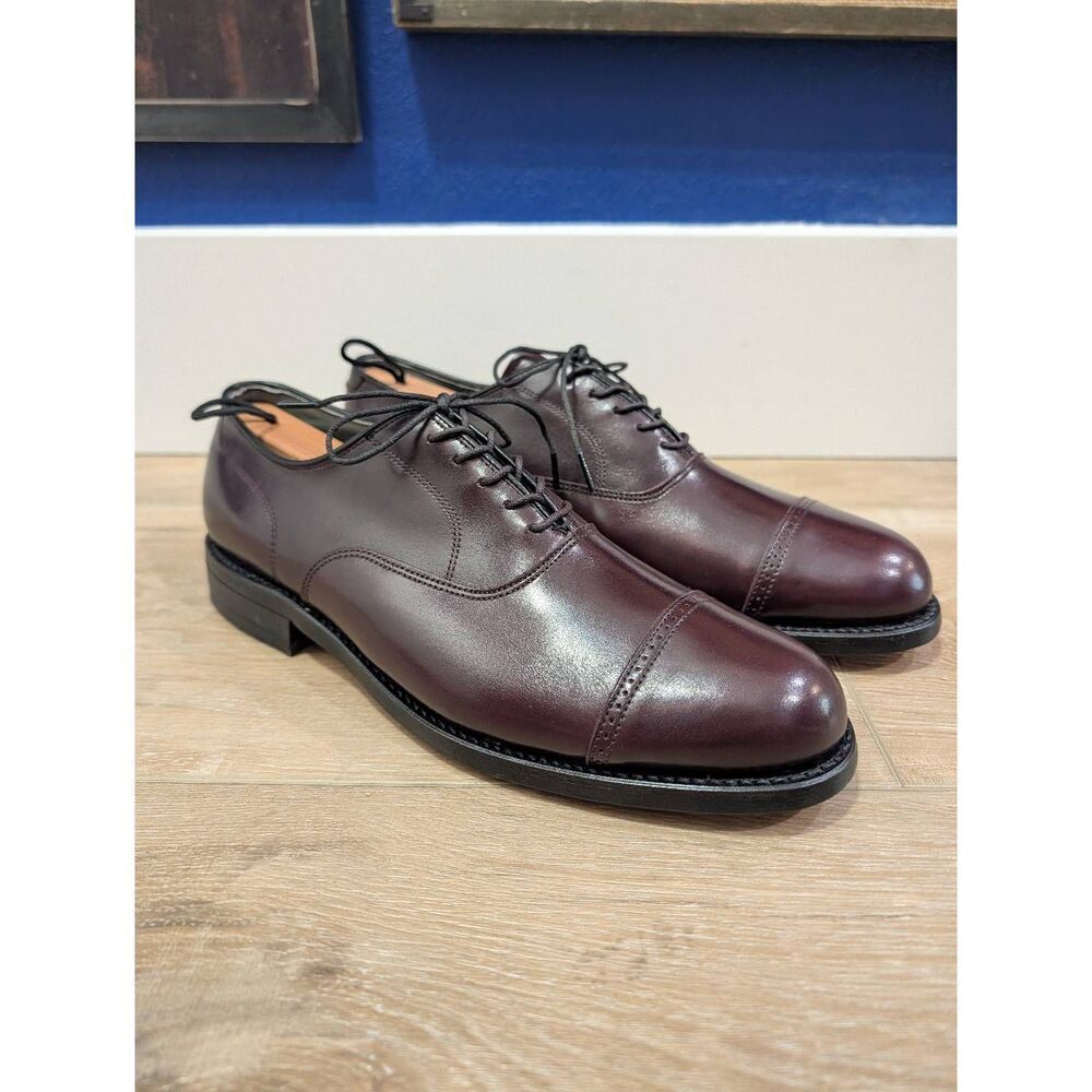 FootJoy Classics Cap Toe Oxford Dress Shoes Oxblood Leather 8.5D NWOB NOS USA